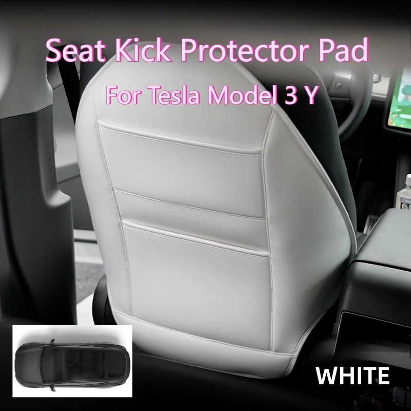 Leather Car Seat Cover - Protetor de Assento Contra Chutes para