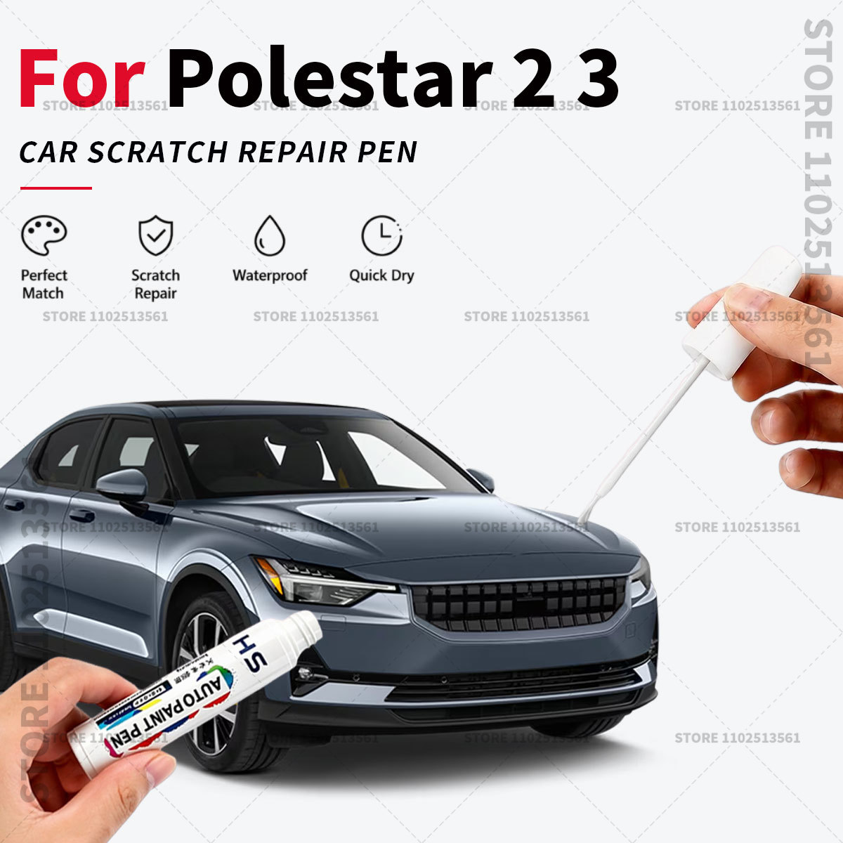 Car Scratch Remover Pen - Caneta de retoque para pintura de