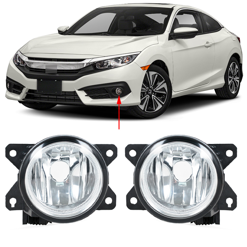 Car Accessories For Road Trip - Front Bumper Fog Light para Honda