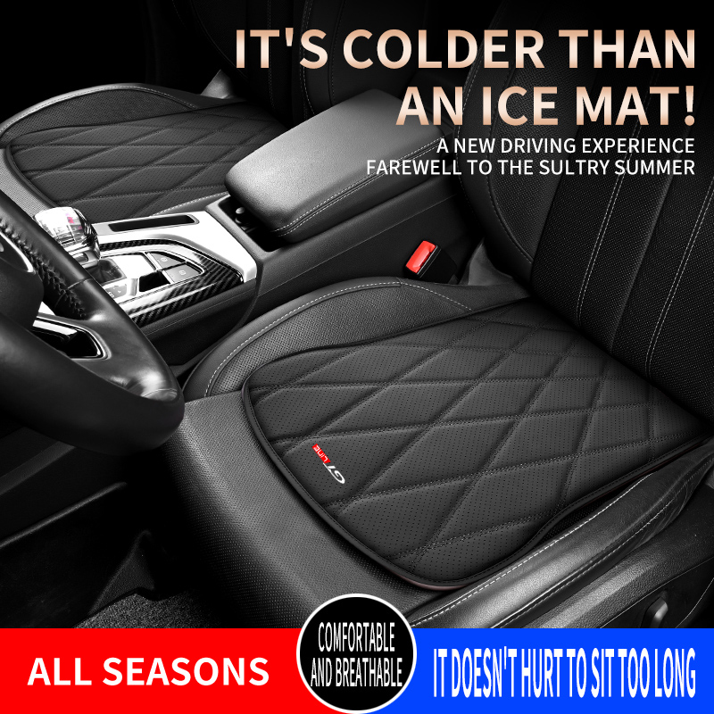 Leather Car Seat Cover - Almofada de assento dianteiro de carro