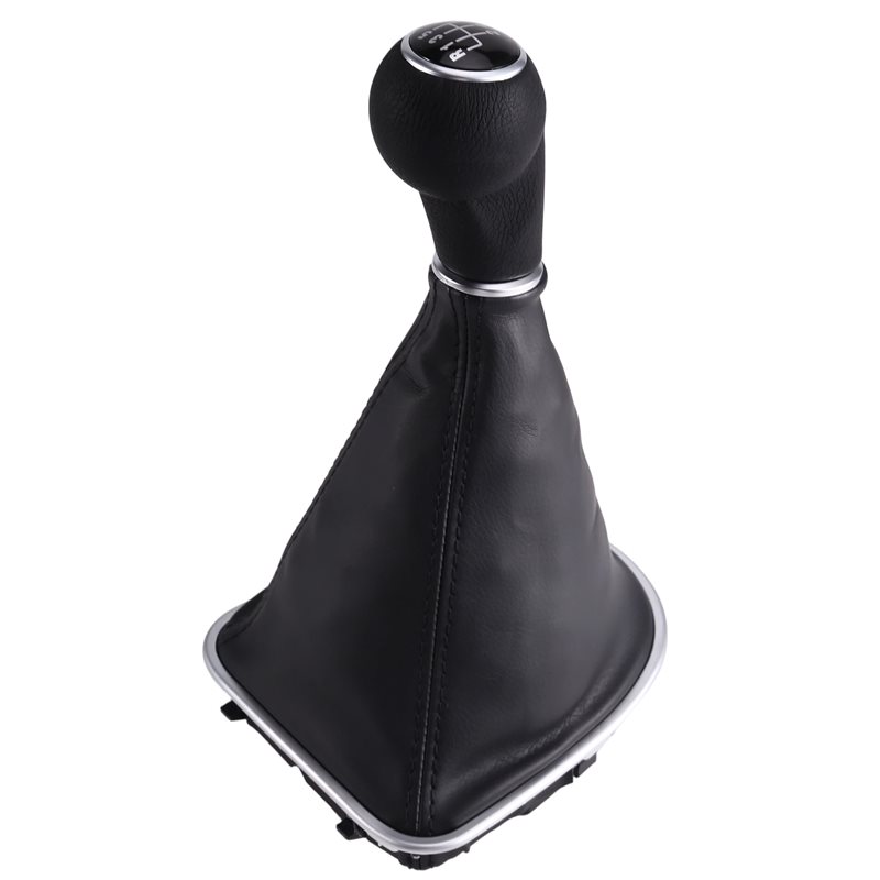 Leather Car Seat Cover - Manopla de Câmbio de 5 Velocidades