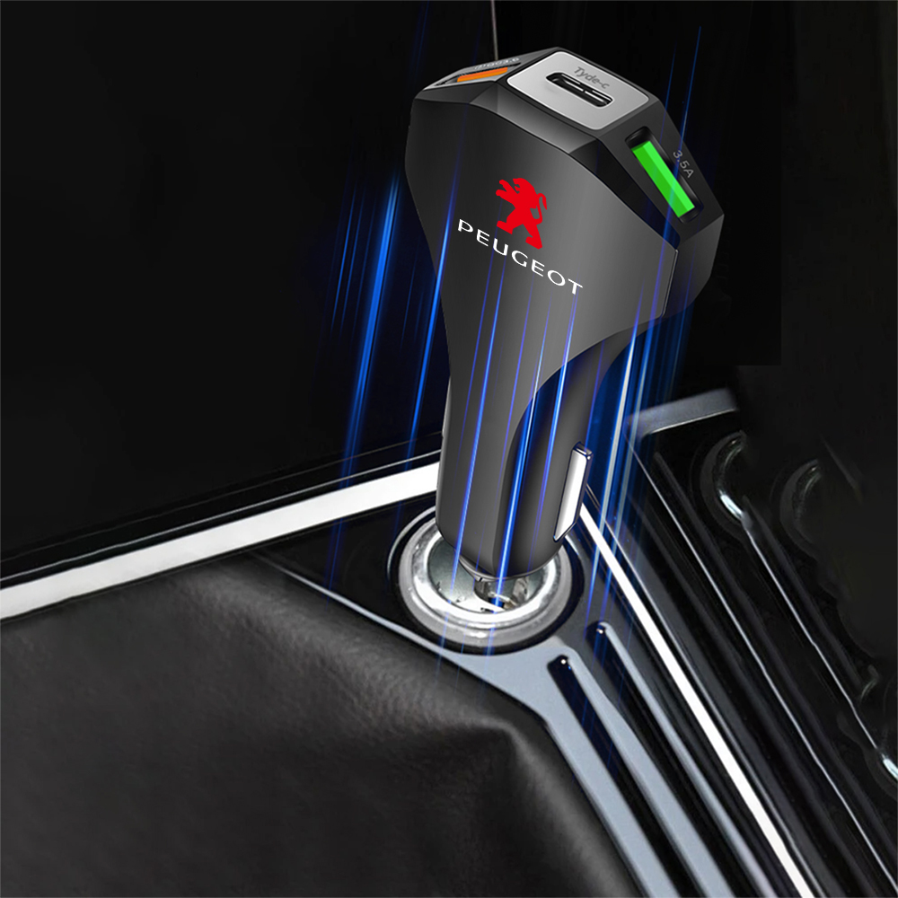 Car Accessories Xiaomi - Carregador de Carro 35W PD QC3.0