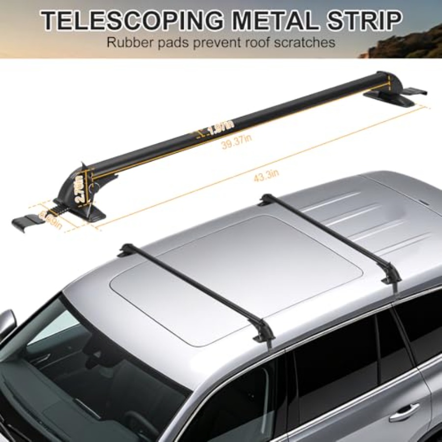 43 Barras Transversais Univers - Car Roof Rack Cross Bar avaliação e preço