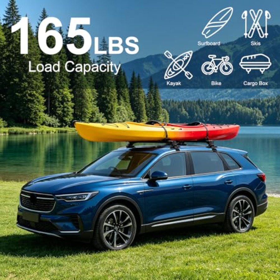 43 Barras Transversais Univers - Car Roof Rack Cross Bar avaliação e preço