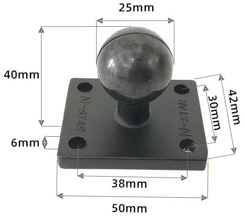 1 Polegada bola cabeça base da - Car Accessories Xiaomi avaliação e preço