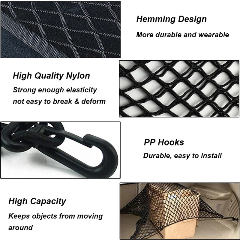 Para bmw x5 ix5 e70 f15 g05 e5 - Car Cargo Net Trunk avaliação e preço