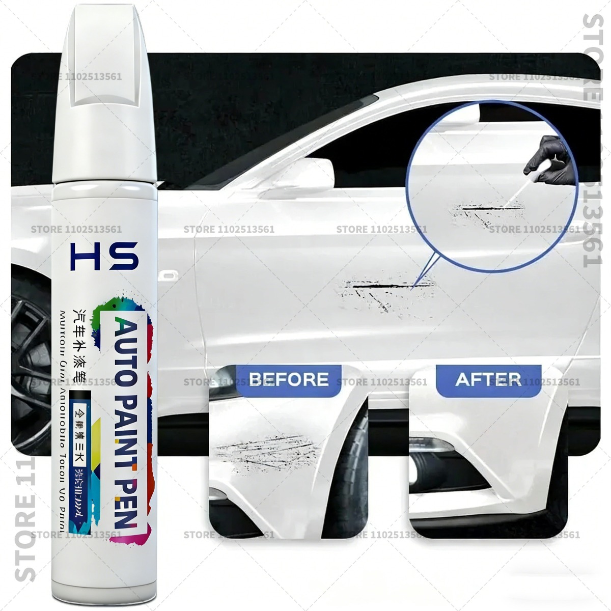 Caneta de retoque para pintura - Car Scratch Remover Pen avaliação e preço