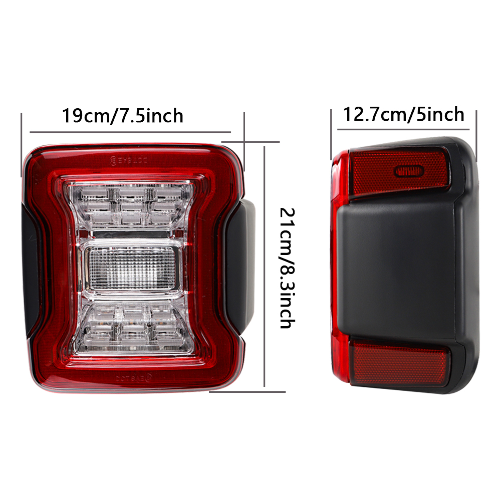 Luzes traseiras led para jeep  - Car Accessories For Road Trip avaliação e preço