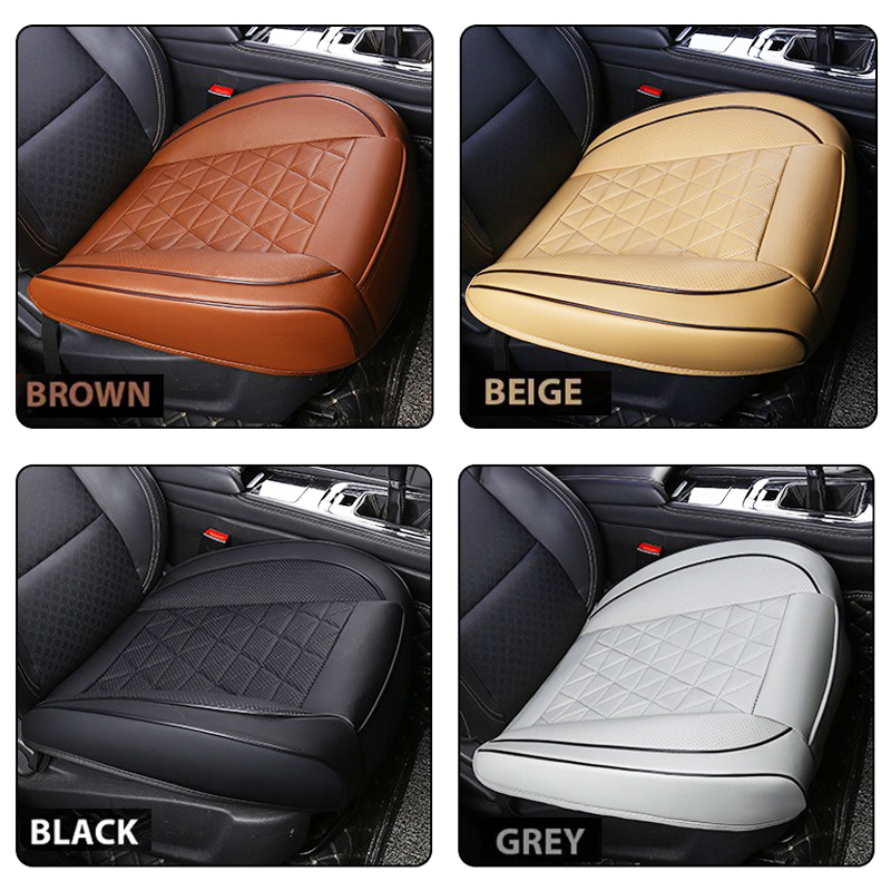 Nova capa de assento dianteiro - Leather Car Seat Cover avaliação e preço